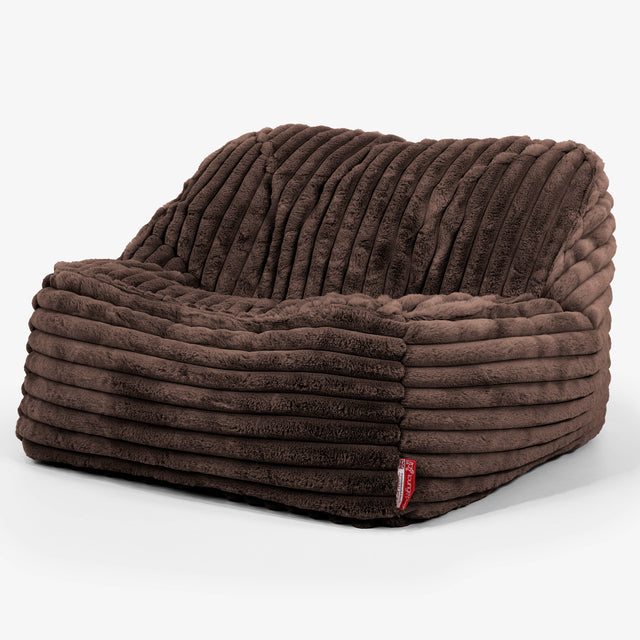 Sedací pytel Sloucher, křeslo - Ultra plyšový kord Sobolí 01