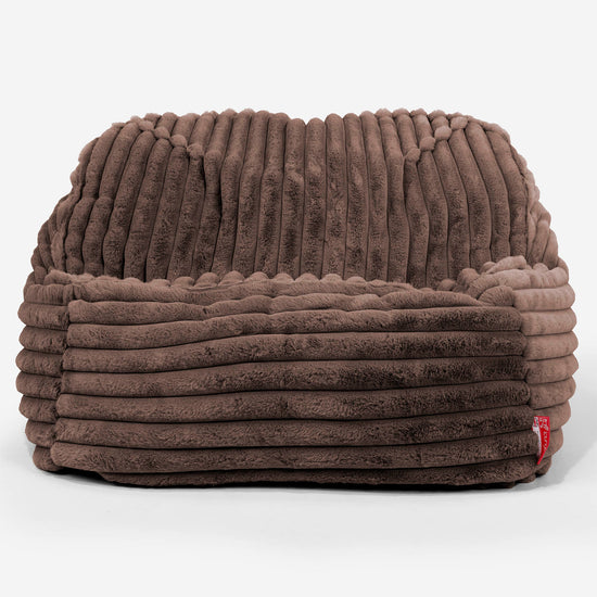 Sedací pytel Sloucher, křeslo - Ultra plyšový kord Sobolí 02