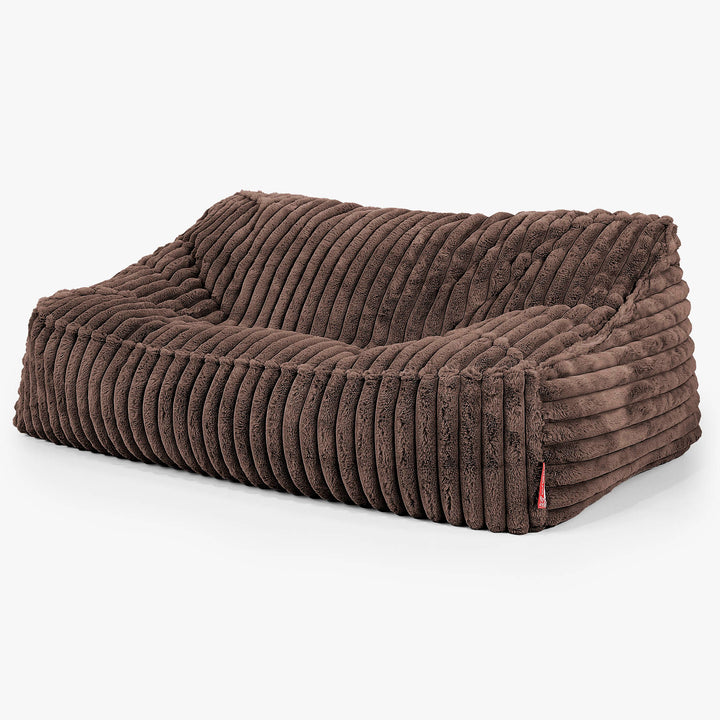 Sedací vak Sloucher, pohovka - Ultra plyšový kord Sobolí 01