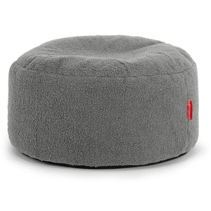 Velká kulatá podnožka - Buklé Šedá
