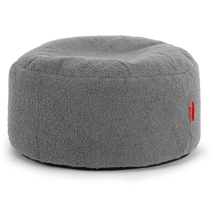 Velká kulatá podnožka - Buklé Šedá 01