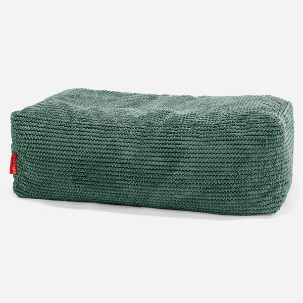 Velká podnožka - Pom pom Mechová Zelená 01