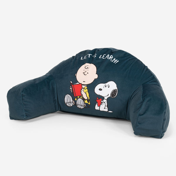 Snoopy Dětský polštář na čtení s vysokou opěrkou zad - Let's Learn 01