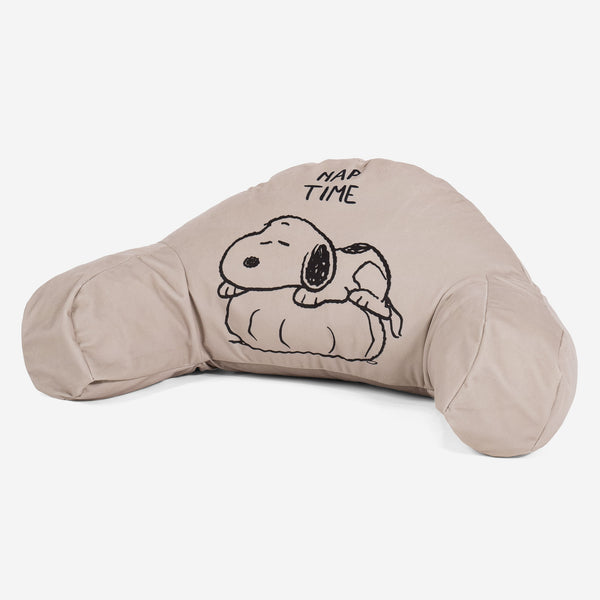 Snoopy Dětský polštář na čtení s vysokou opěrkou zad - Nap Time 01