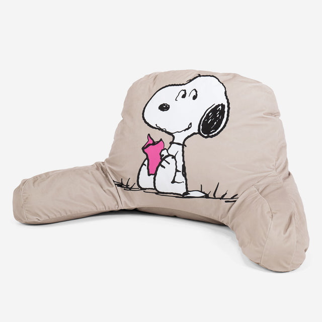 Snoopy Polštář na čtení s vysokou opěrkou zad - Čtení 01