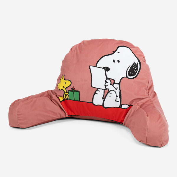 Snoopy Polštář na čtení s vysokou opěrkou zad - Snoopy & Woodstock 01