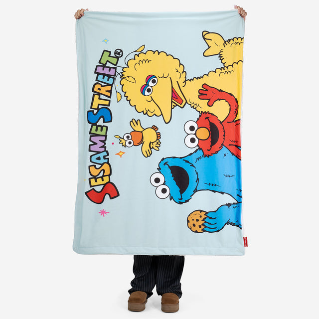 Přehoz / Přikrývka Sherpa - Sesame Street 01
