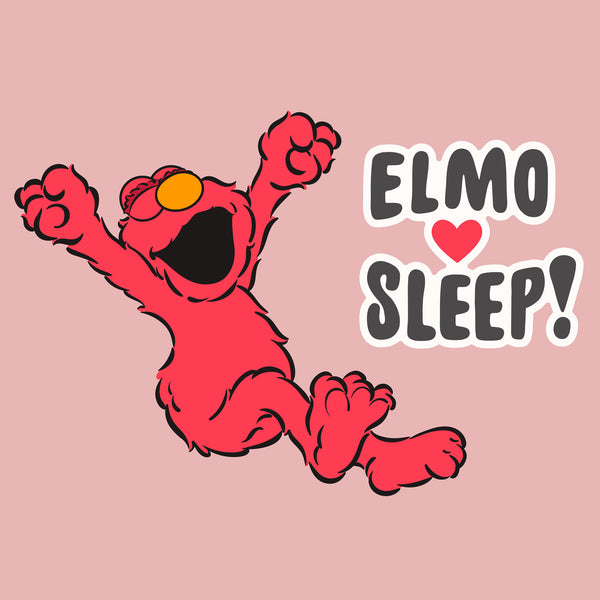 Sedací vak Sloucher pro děti 2 do 6 let - Elmo Sleep Fabric Close-up Image