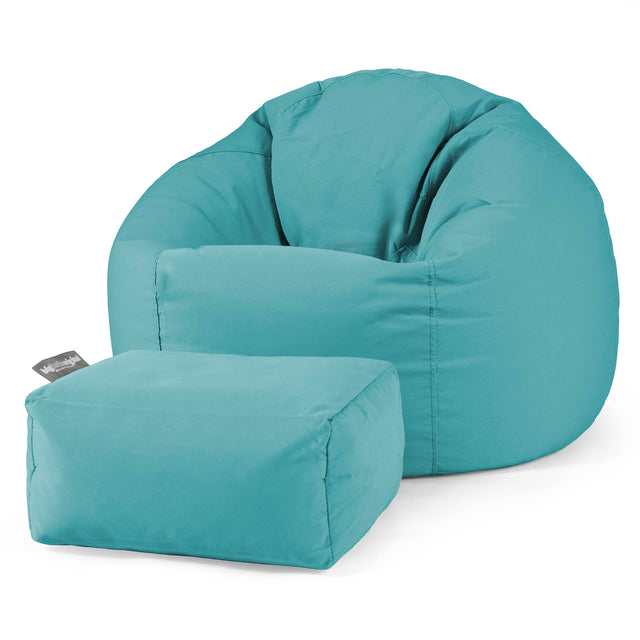 SoleiStorm™ Ultra 2000 h+ Klasický sedací pytel - Olefin Akvamarínová 02