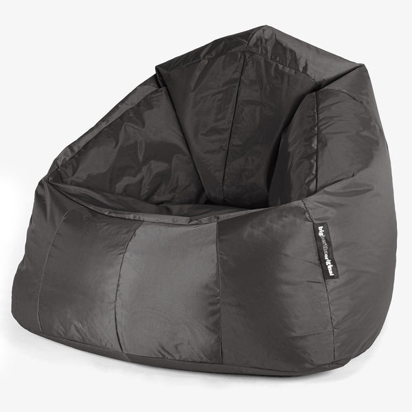 Dětský Sedací Vak ve Stylu Cocoon 2 do 6 let - SmartCanvas™ Tmavomodrá šeď 01