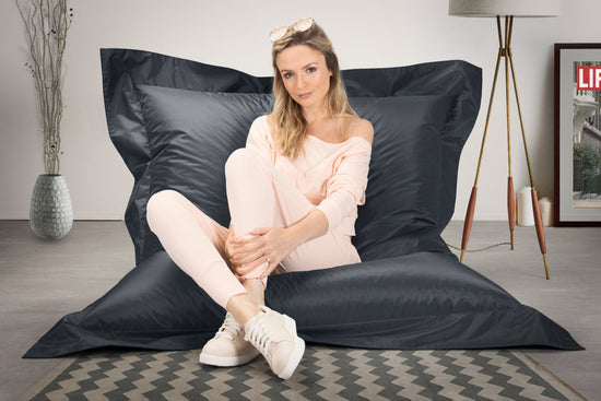 Sedací vak XXL venkovní - SmartCanvas™ Šedá platinová 02