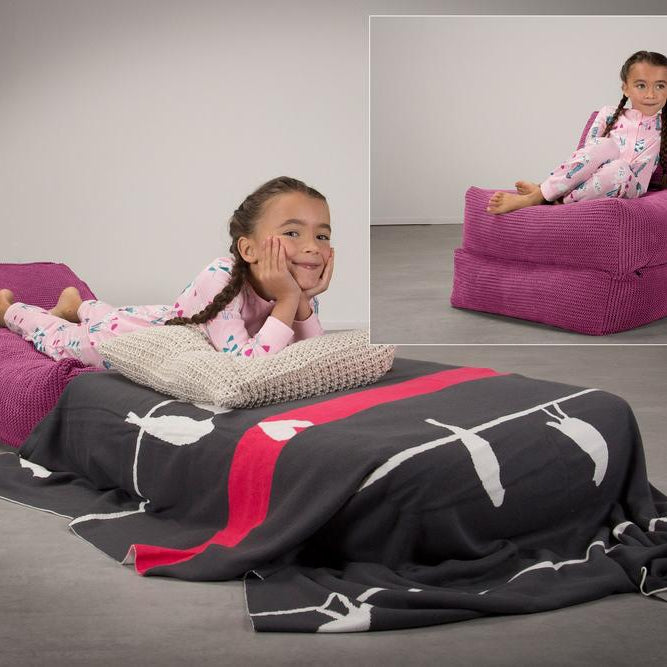 Avery - rozkládací futon, rozkládací postel, postel pro hosty od Lounge Pug,Pom pom Růžová