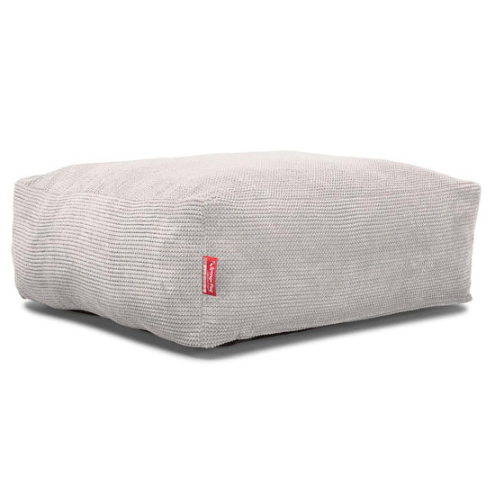 LOUNGE PUG, CloudSac 250 - otoman (taburet) z paměťové pěny,Pom pom Slonovinová