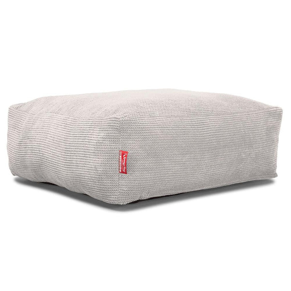 LOUNGE PUG, CloudSac 250 - otoman (taburet) z paměťové pěny,Pom pom Slonovinová