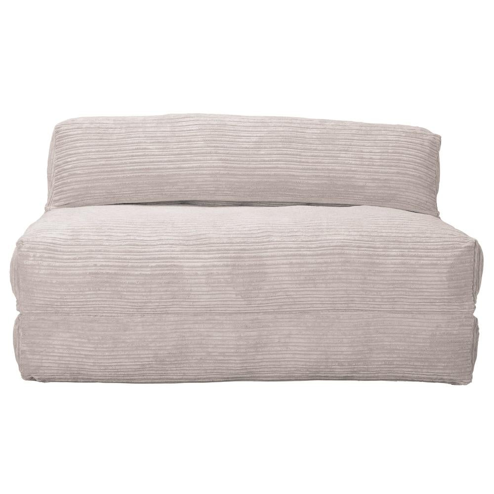 Avery - rozkládací futon, rozkládací postel, postel pro hosty od Lounge Pug, Manšestr Slonovinová