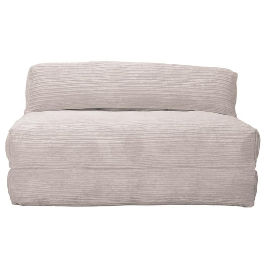 Avery - rozkládací futon, rozkládací postel, postel pro hosty od Lounge Pug, Manšestr Slonovinová