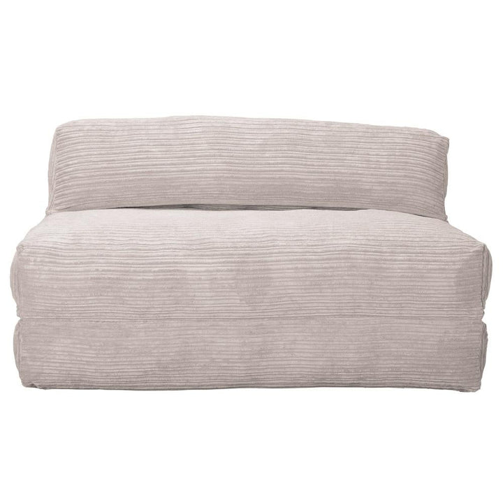 Avery - rozkládací futon, rozkládací postel, postel pro hosty od Lounge Pug, Manšestr Slonovinová