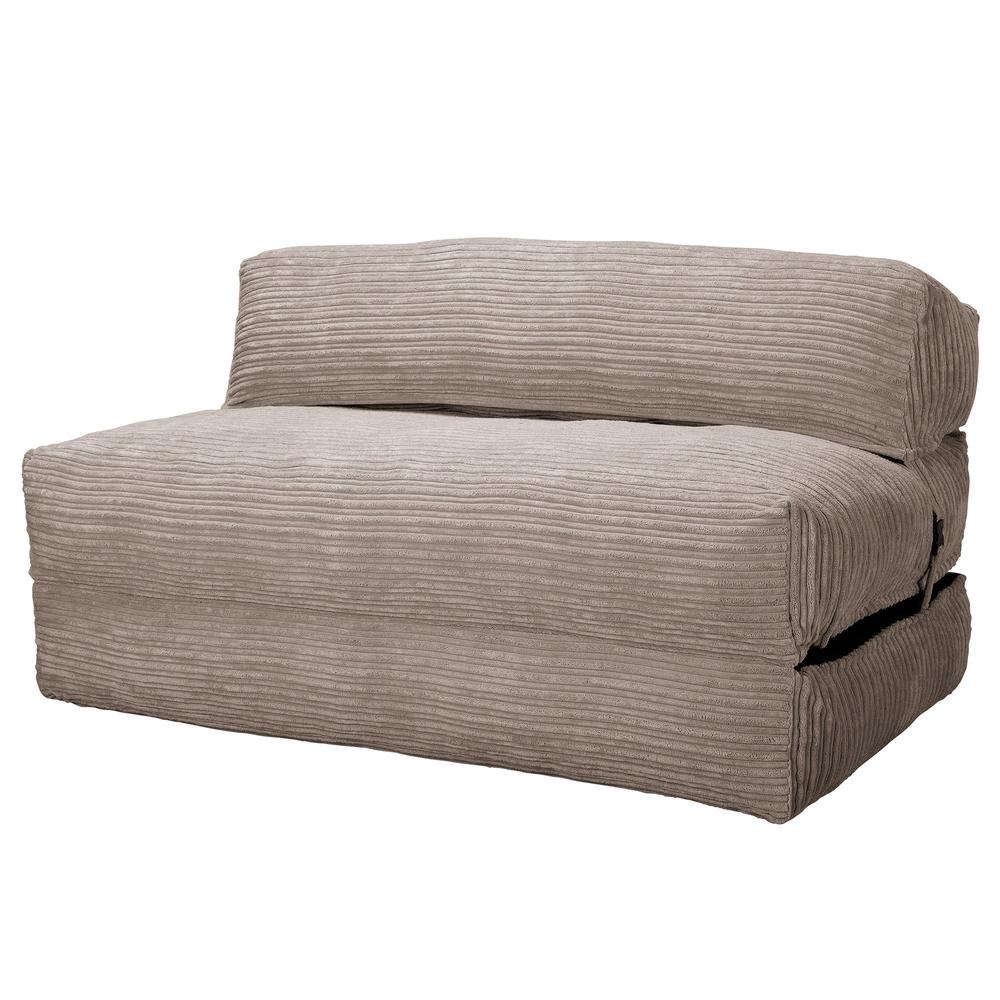 Avery - rozkládací futon, rozkládací postel, postel pro hosty od Lounge Pug, Manšestr Norek