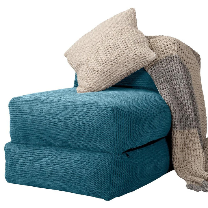 Avery - rozkládací futon, rozkládací postel, postel pro hosty od Lounge Pug,Pom pom Modrozelená