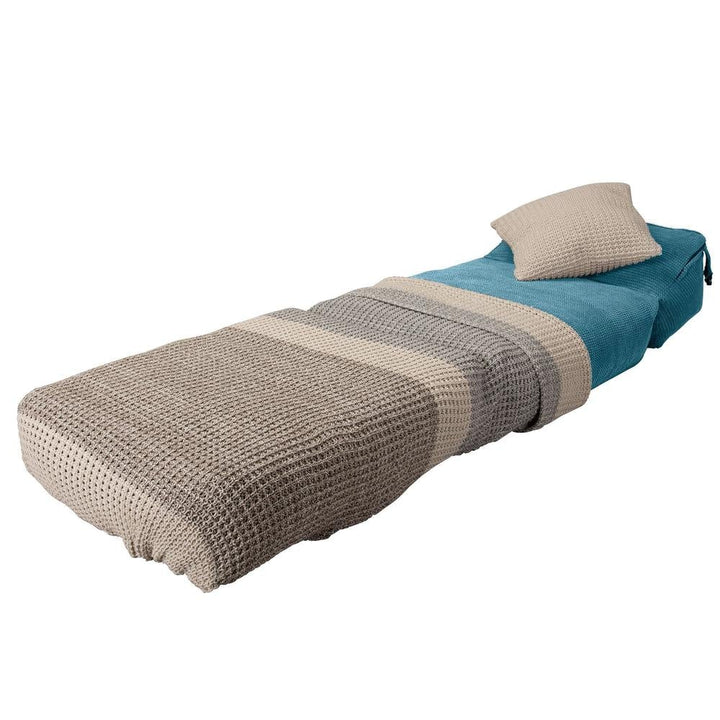 Avery - rozkládací futon, rozkládací postel, postel pro hosty od Lounge Pug,Pom pom Modrozelená
