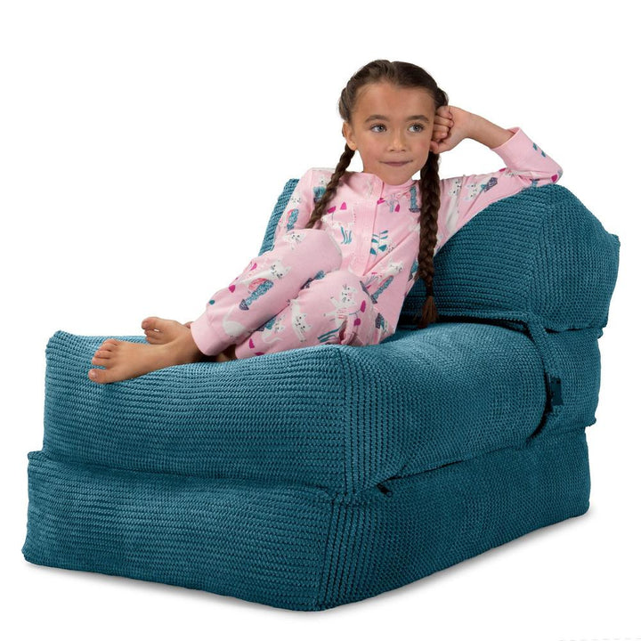 Avery - rozkládací futon, rozkládací postel, postel pro hosty od Lounge Pug,Pom pom Modrozelená