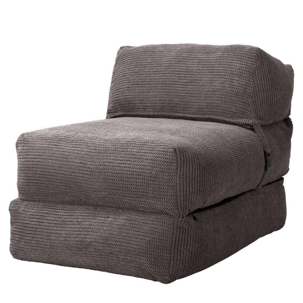 Avery - rozkládací futon, rozkládací postel, postel pro hosty od Lounge Pug,Pom pom Tmavě šedá