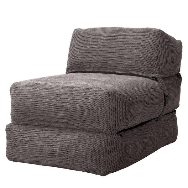 Avery - rozkládací futon, rozkládací postel, postel pro hosty od Lounge Pug,Pom pom Tmavě šedá