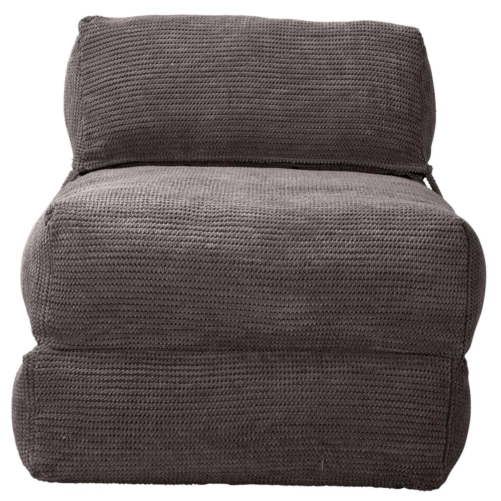 Avery - rozkládací futon, rozkládací postel, postel pro hosty od Lounge Pug,Pom pom Tmavě šedá