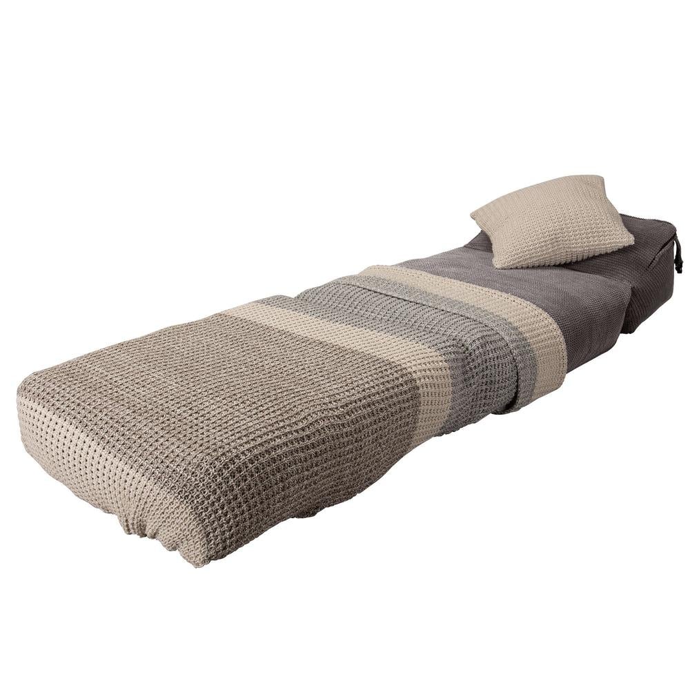 Avery - rozkládací futon, rozkládací postel, postel pro hosty od Lounge Pug,Pom pom Tmavě šedá
