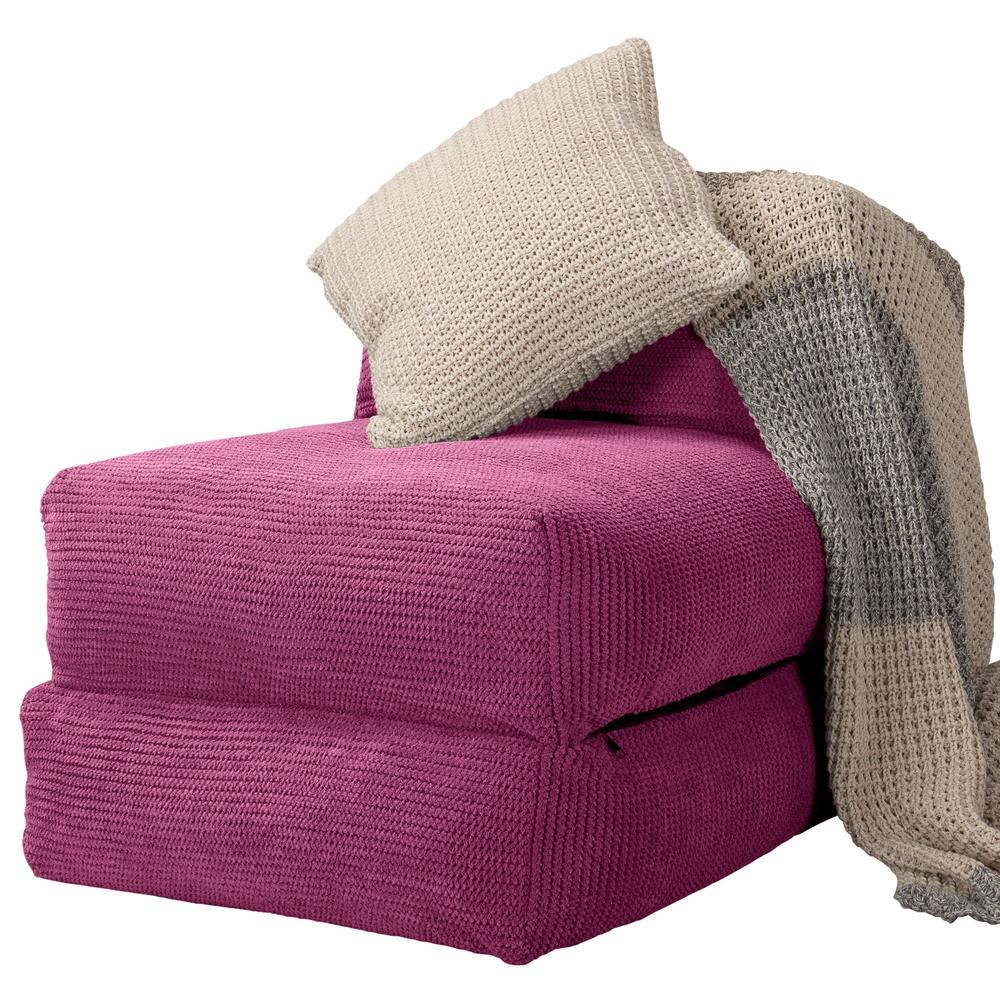 Avery - rozkládací futon, rozkládací postel, postel pro hosty od Lounge Pug,Pom pom Růžová