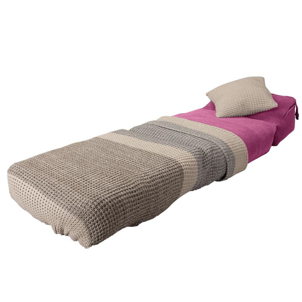 Avery - rozkládací futon, rozkládací postel, postel pro hosty od Lounge Pug,Pom pom Růžová