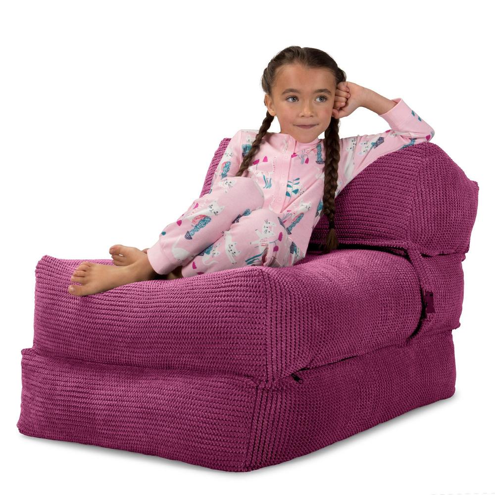 Avery - rozkládací futon, rozkládací postel, postel pro hosty od Lounge Pug,Pom pom Růžová