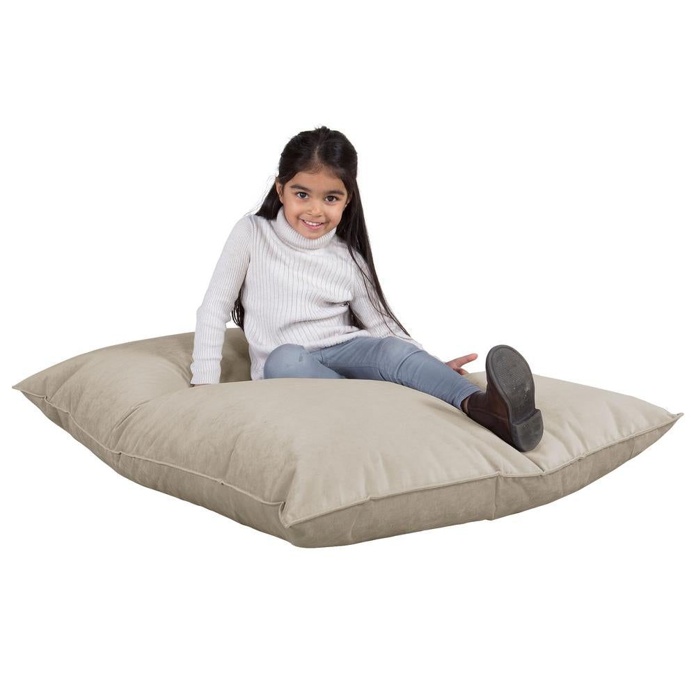 LOUNGE PUG, Sedací vak Junior, Dětský sedací vak, Samet Norek