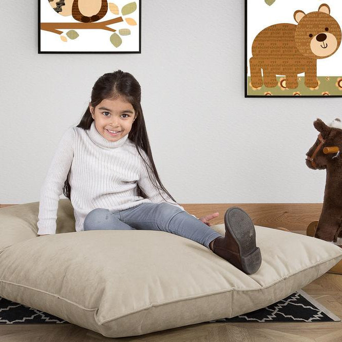 LOUNGE PUG, Sedací vak Junior, Dětský sedací vak, Samet Norek