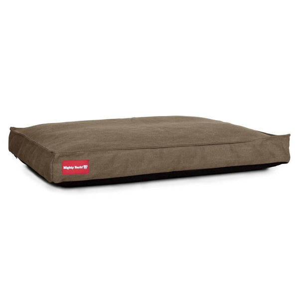 Matrace pro psy, klasický ortopedický pelíšek pro psy z paměťové pěny, velký, XXL - Stonewashed džínovina Zemitá
