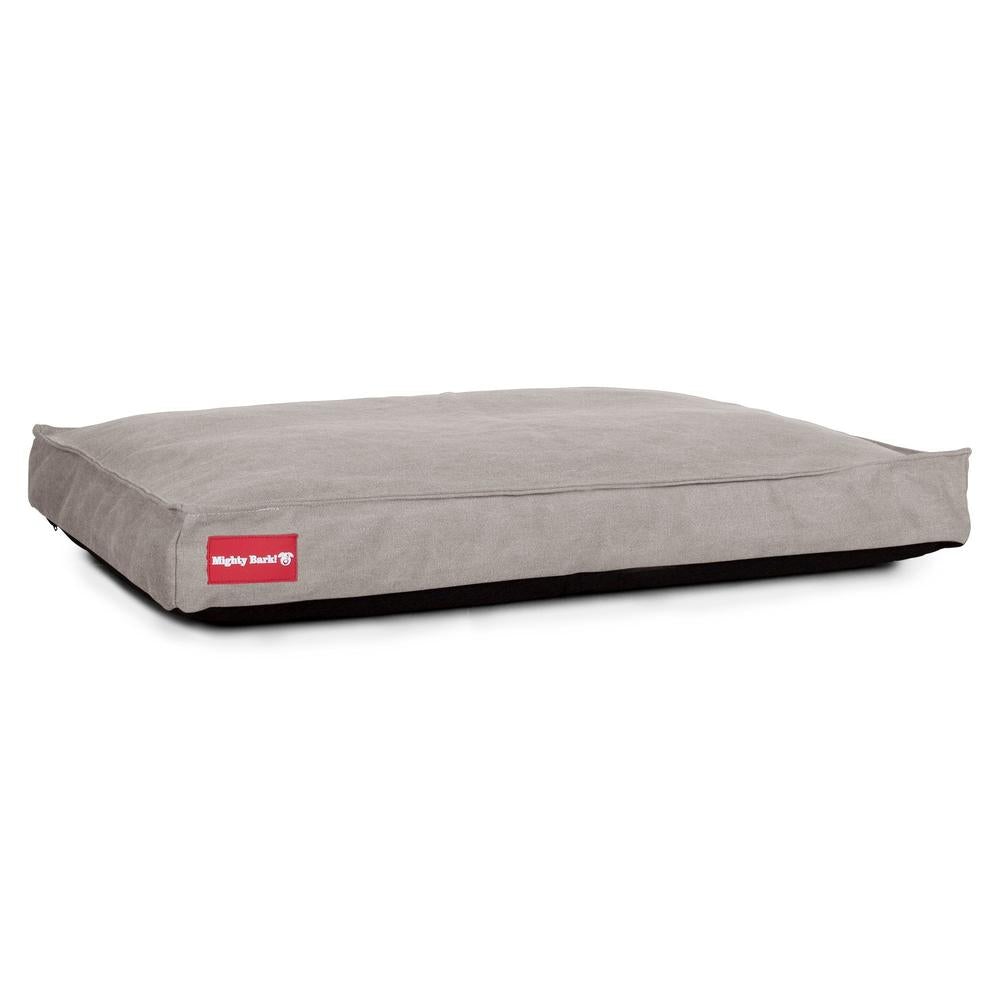 Matrace pro psy, klasický ortopedický pelíšek pro psy z paměťové pěny, velký, XXL - Stonewashed džínovina Cínová