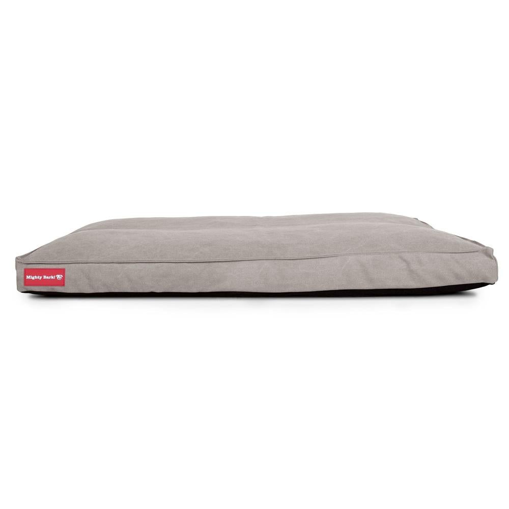 Matrace pro psy, klasický ortopedický pelíšek pro psy z paměťové pěny, velký, XXL - Stonewashed džínovina Cínová