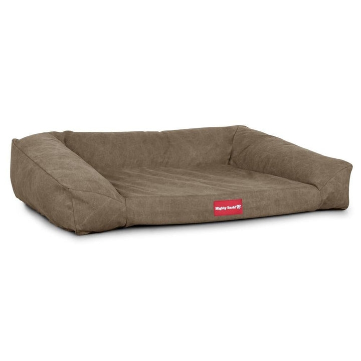 Pohovka pro psy, ortopedická pelíšek pro psy z paměťové pěny, velká, střední, XXL - Stonewashed džínovina Zemitá