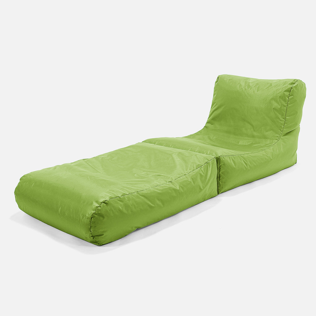 SmartCanvas™ Rozkládací sedací vak stylu lehátka - Limetkově_02