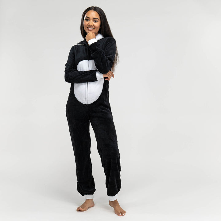 Dámský zvířecí fleecový overal - Panda 03
