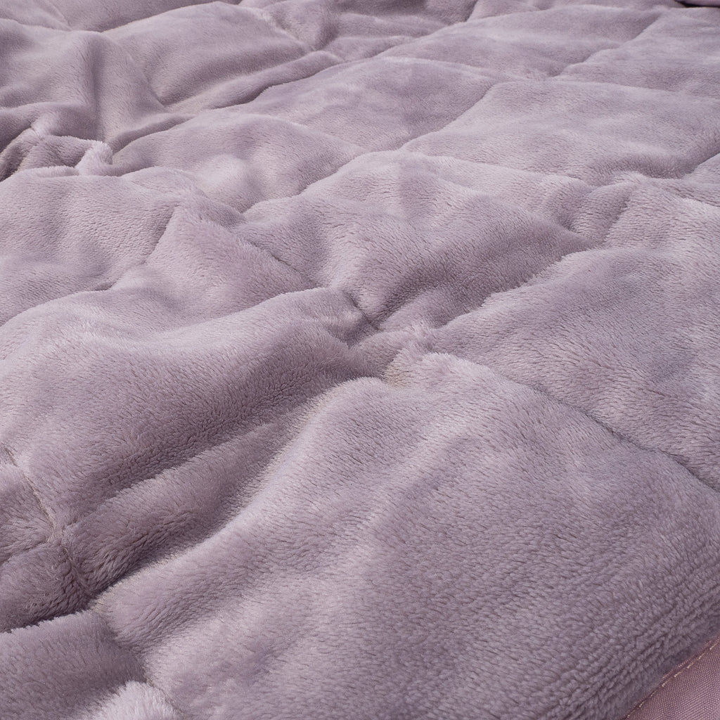Dětská Těžká Přikrývka - Flanelový Fleece Bledě Růžová 04