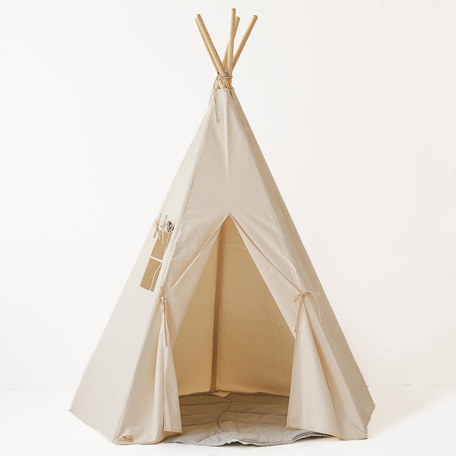 Dětské teepee do interiéru - Krémová 01