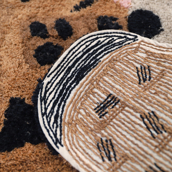 Dětský koberec - Malý gepard Fabric Close-up Image