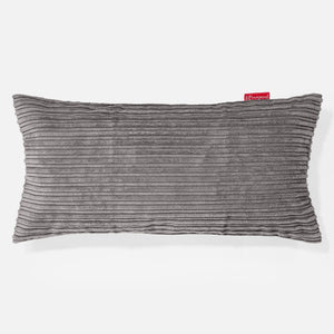 Obří Povlak na Polštář 40 x 70 cm - Manšestr Tmavomodrá šeď