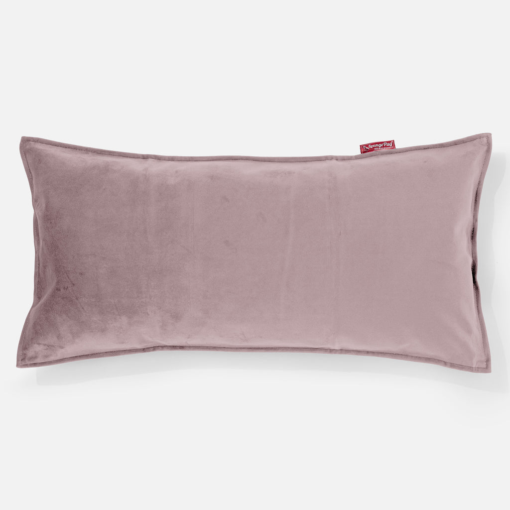 CloudSac® 50 obří polštář z paměťové pěny 40 x 80 cm - Samet Růžová 01