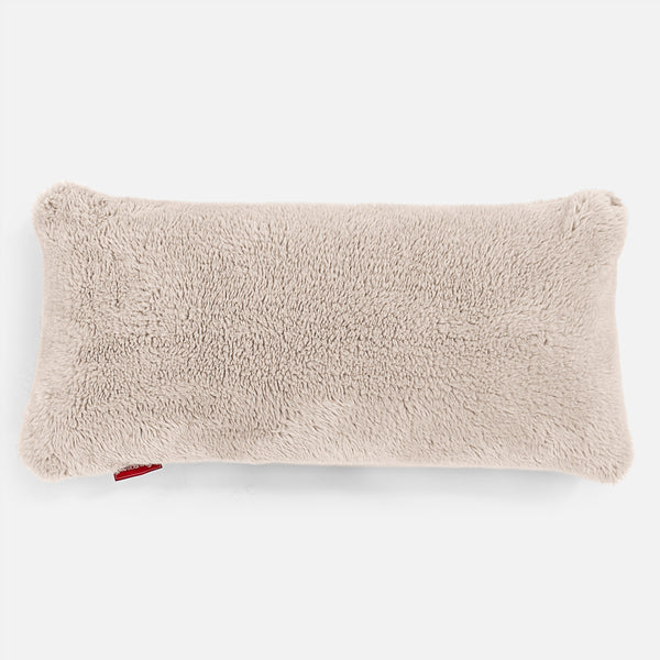 CloudSac® 50 obří polštář z paměťové pěny 40 x 80 cm - Umělá medvědí kožešina Norek 01
