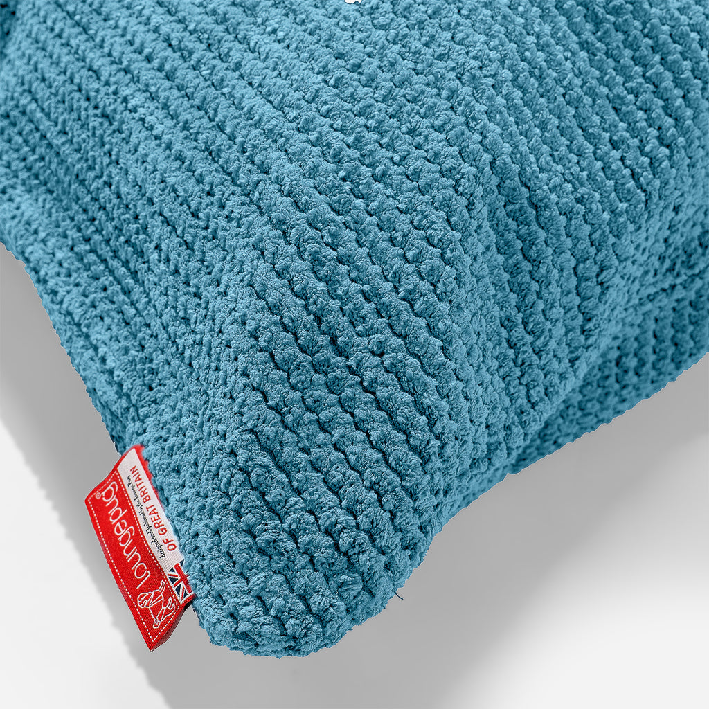 CloudSac® 50 obří polštář z paměťové pěny 40 x 80 cm - Pom pom Modrozelená 02