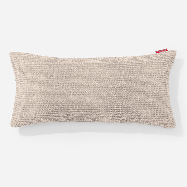 CloudSac® 50 obří polštář z paměťové pěny 40 x 80 cm - Pom pom Slonovinová 01