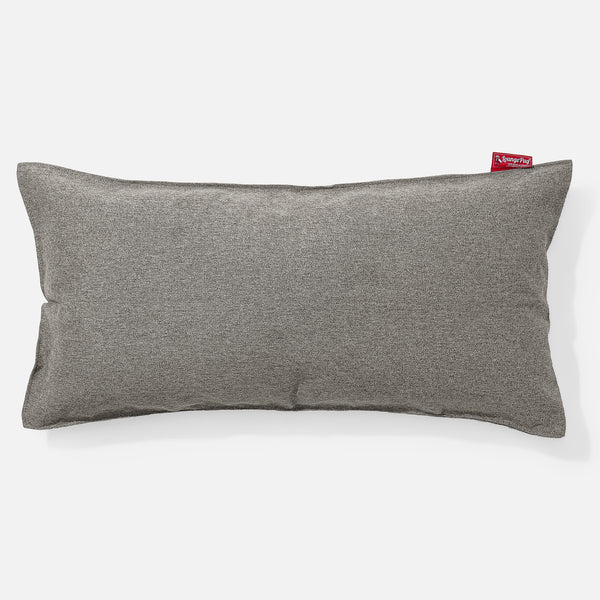 CloudSac® 50 obří polštář z paměťové pěny 40 x 80 cm - Vlna Interalli Stříbrná 01
