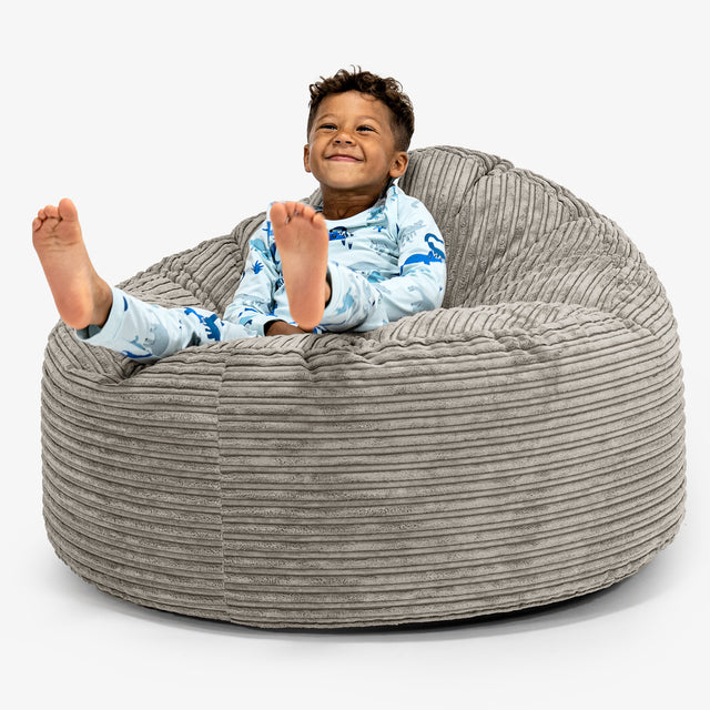 Dětská obří sedací vak Snuggle 3-8 let -Manšestr Norek 01